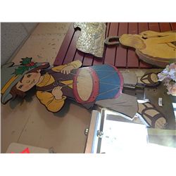 NATIVITY WOOD CUT-OUT - LIL' DRUMMER BOY