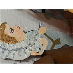 NATIVITY WOOD CUT-OUT - SHEPHERD