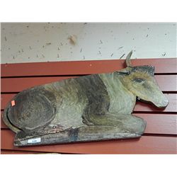 NATIVITY WOOD CUT-OUT - BULL - ONE HORN