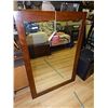 Image 1 : WOOD FRAMED MIRROR - NEW