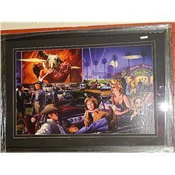 FRAMED PRINT - HOLLYWOOD DRIVE IN
