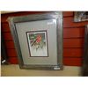 Image 1 : FRAMED LIMITED EDITION - "CARDINAL & SNOWBERRIES - ROBERT BATEMAN