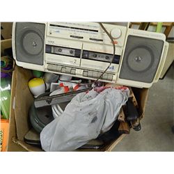 BOX MISC WITH RADIO ETC