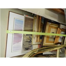 LOT OF FRAMED AND OTHER PICTURES