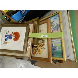 LOT OF FRAMED AND OTHER PICTURES