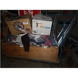 LARGE BIN OF CLOTHING FROM STORAGE UNIT - BIN  & CART NOT INCLUDED
