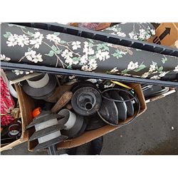 LOT OF NOMA YARD LITES & WALL PAPER