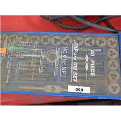 TAP & DIE SET - 40PC