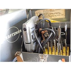 CARAFTSMAN DRILL AND ATTACHMENTS AND CASE