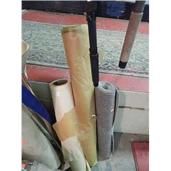 ROLLS OF BROWN PAPER AND ROLL OF FELT - 3 TOTAL