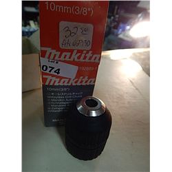 NEW MAKITA KEYLESS DRILL CHUCK - 62330 - RETAIL $32.50 & 2 OTHER NEW CHUCKS & NEW DRILL PRESS CHUCK 