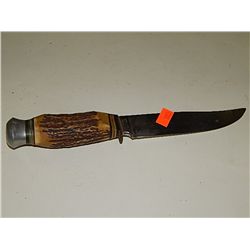 HUNTING KNIFE - BROWN HANDLE