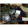 Image 1 : BLACK TRAY OF JEWELERY
