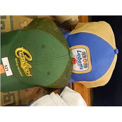BASEBALL CAPS - PILSNER (3) AND 1 CARIBOO