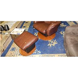 AREA CARPET - LARGE - BLUES - WOOL