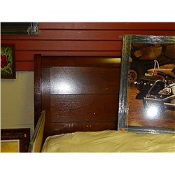 QUEEN SLEIGH BED FRAME-NEW