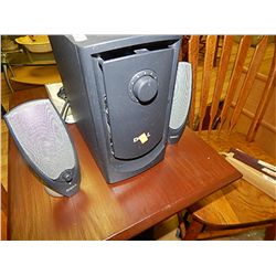 DELL PC SUB AND SPEAKERS