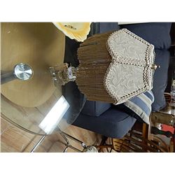 TABLE LAMP WITH HAND CRAFTED SHADE