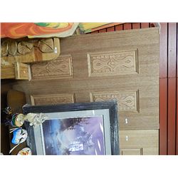 SOLID MAHOGANY DOOR - CARVECD