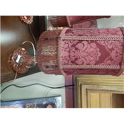 TABLE LAMP WITH HAND CRAFTED SHADE