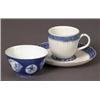 Image 1 : two 18th century english hand-painted blue and white porcelain items…