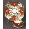 Image 1 : two spode hand-painted porcelain iron red ground items…