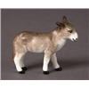 Image 1 : DERBY hand-painted porcelain figure of a standing donkey…