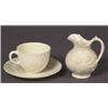 Image 1 : belleek first period porcelain cup and saucer and creamer…
