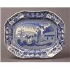 Image 1 : spode lanje lijsen (Long eliza) pattern blue transfer platter…