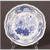 Image 1 : six spode jasmine (chrysanthemum) pattern blue transfer plates…