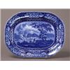 Image 1 : davenport cornucopia flower border series blue transfer platter…