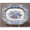 Image 1 : mason&rsquo;s patent ironstone peonies and bird pattern blue transfer platter…