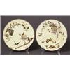 Image 1 : pair 19th century English japonesque earthenware plates…