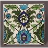 Image 1 : william DE MORGAN hand-painted pottery TILE…