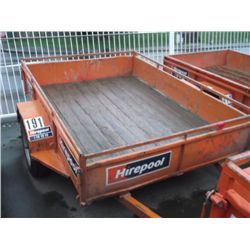 Single Axle Car Trailer # Y1152