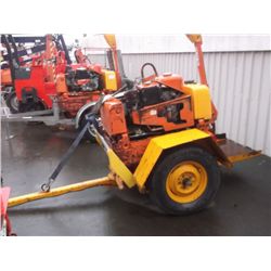 Double Drum Ped Roller On Trailer # 92KDX