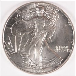 1988 AMERICAN SILVER EAGLE, GEM!
