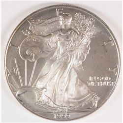 1999 AMERICAN SILVER EAGLE, GEM! KEY DATE!