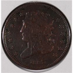 1835 HALF CENT F/VF (C-1, R-1)