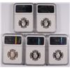 Image 2 : 2012-S 5 PC SILVER ATB QUARTER SET PF 70 UC ER NGC BLUE LABEL