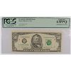 Image 1 : 1990 $50 FEDERAL RESERVE NOTE PCGS 63 PPQ (MINT ERROR-PARTIAL BACK TO FACE OFFSE