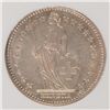 Image 2 : 1886-B 2 FRANCS SWITZERLAND NNC MS-64 RARE