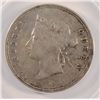 Image 2 : 1892-H 50 CENTS HONG KONG ANACS VF-35 DETAILS CLEANED