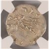 Image 3 : 165-130 BC SILVER DRACHM BACTRIA NGC CH AU