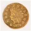 Image 2 : 1875 $1 OCTAGON CALIFORNIA GOLD NNC MS-63 VERY SCARCE