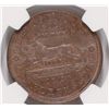Image 3 : 1837 HARD TIMES TOKEN HT-34 ILLUSTRIOUS PREDECESSOR NGC MS-62 BN