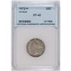 Image 1 : 1872-H CANADA QUARTER NNC XF-40