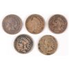Image 1 : (5) 1860 LOW GRADE INDIAN HEAD CENTS