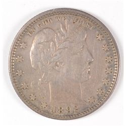 1892 BARBER QUARTER XF-45