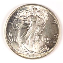 1945 WALKING LIBERTY HALF DOLLAR MS-64